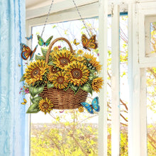 Load image into Gallery viewer, Acrylic Special Shape Jellyfish Gnome DIY Diamond Art Pendant Kit for Art Crafts