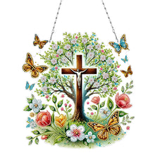 Load image into Gallery viewer, Acrylic Special Shape Jellyfish Gnome DIY Diamond Art Pendant Kit for Art Crafts