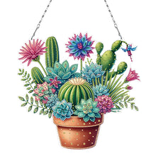 Load image into Gallery viewer, Acrylic Special Shape Jellyfish Gnome DIY Diamond Art Pendant Kit for Art Crafts