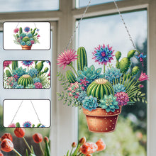 Load image into Gallery viewer, Acrylic Special Shape Jellyfish Gnome DIY Diamond Art Pendant Kit for Art Crafts