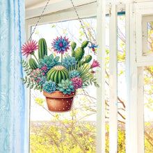 Load image into Gallery viewer, Acrylic Special Shape Jellyfish Gnome DIY Diamond Art Pendant Kit for Art Crafts