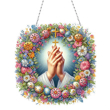 Load image into Gallery viewer, Acrylic Special Shape Jellyfish Gnome DIY Diamond Art Pendant Kit for Art Crafts