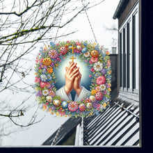 Load image into Gallery viewer, Acrylic Special Shape Jellyfish Gnome DIY Diamond Art Pendant Kit for Art Crafts