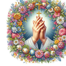 Load image into Gallery viewer, Acrylic Special Shape Jellyfish Gnome DIY Diamond Art Pendant Kit for Art Crafts