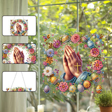 Load image into Gallery viewer, Acrylic Special Shape Jellyfish Gnome DIY Diamond Art Pendant Kit for Art Crafts