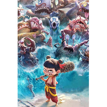 Load image into Gallery viewer, Diamond Painting - Full Round - Nezha And Dragons (40*60CM)