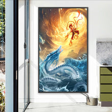 Load image into Gallery viewer, Diamond Painting - Full Round - Nezha And Dragon (40*70CM)