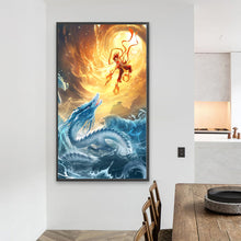Load image into Gallery viewer, Diamond Painting - Full Round - Nezha And Dragon (40*70CM)