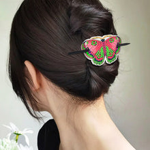 Load image into Gallery viewer, 5Pcs PU Butterfly Diamond Embroidery Painting Hairpins Kit Gifts for Women Girls