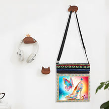 Load image into Gallery viewer, Flower Diamond Art Purses Canvas 5D DIY Diamond Painting Shoulder Bag for Women