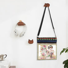 Load image into Gallery viewer, Flower Diamond Art Purses Canvas 5D DIY Diamond Painting Shoulder Bag for Women