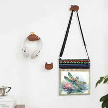 Load image into Gallery viewer, Flower Diamond Art Purses Canvas 5D DIY Diamond Painting Shoulder Bag for Women