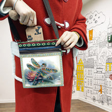 Load image into Gallery viewer, Flower Diamond Art Purses Canvas 5D DIY Diamond Painting Shoulder Bag for Women