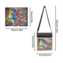 Load image into Gallery viewer, Flower Diamond Art Purses Canvas 5D DIY Diamond Painting Shoulder Bag for Women
