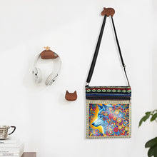 Load image into Gallery viewer, Flower Diamond Art Purses Canvas 5D DIY Diamond Painting Shoulder Bag for Women