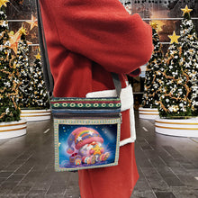 Load image into Gallery viewer, Flower Diamond Art Purses Canvas 5D DIY Diamond Painting Shoulder Bag for Women