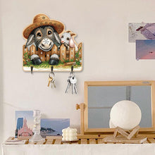 Load image into Gallery viewer, Animals Diamond Art Hanging Hooks Rhinestone Painting Coat Hook DIY Crafts Decor
