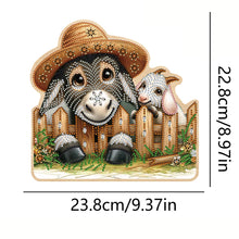 Load image into Gallery viewer, Animals Diamond Art Hanging Hooks Rhinestone Painting Coat Hook DIY Crafts Decor