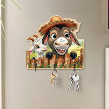 Load image into Gallery viewer, Animals Diamond Art Hanging Hooks Rhinestone Painting Coat Hook DIY Crafts Decor