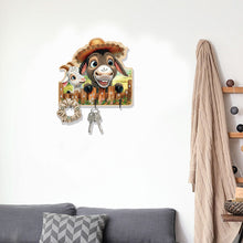 Load image into Gallery viewer, Animals Diamond Art Hanging Hooks Rhinestone Painting Coat Hook DIY Crafts Decor