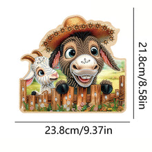 Load image into Gallery viewer, Animals Diamond Art Hanging Hooks Rhinestone Painting Coat Hook DIY Crafts Decor