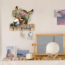 Load image into Gallery viewer, Animals Diamond Art Hanging Hooks Rhinestone Painting Coat Hook DIY Crafts Decor