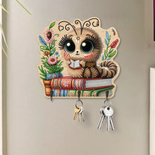 Load image into Gallery viewer, Animals Diamond Art Hanging Hooks Rhinestone Painting Coat Hook DIY Crafts Decor