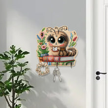 Load image into Gallery viewer, Animals Diamond Art Hanging Hooks Rhinestone Painting Coat Hook DIY Crafts Decor