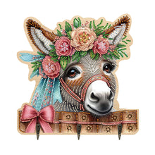 Load image into Gallery viewer, Animals Diamond Art Hanging Hooks Rhinestone Painting Coat Hook DIY Crafts Decor