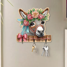 Load image into Gallery viewer, Animals Diamond Art Hanging Hooks Rhinestone Painting Coat Hook DIY Crafts Decor