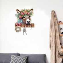 Load image into Gallery viewer, Animals Diamond Art Hanging Hooks Rhinestone Painting Coat Hook DIY Crafts Decor