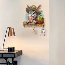 Load image into Gallery viewer, Animals Diamond Art Hanging Hooks Rhinestone Painting Coat Hook DIY Crafts Decor