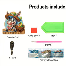 Load image into Gallery viewer, Animals Diamond Art Hanging Hooks Rhinestone Painting Coat Hook DIY Crafts Decor