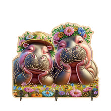 Load image into Gallery viewer, Animals Diamond Art Hanging Hooks Rhinestone Painting Coat Hook DIY Crafts Decor