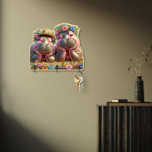 Load image into Gallery viewer, Animals Diamond Art Hanging Hooks Rhinestone Painting Coat Hook DIY Crafts Decor