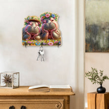 Load image into Gallery viewer, Animals Diamond Art Hanging Hooks Rhinestone Painting Coat Hook DIY Crafts Decor