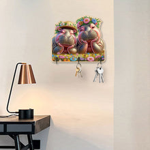 Load image into Gallery viewer, Animals Diamond Art Hanging Hooks Rhinestone Painting Coat Hook DIY Crafts Decor