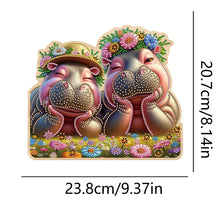 Load image into Gallery viewer, Animals Diamond Art Hanging Hooks Rhinestone Painting Coat Hook DIY Crafts Decor