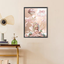 Load image into Gallery viewer, Diamond Painting - Partial Special Shaped - Girl In The Flowers (30*40CM)