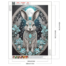 Load image into Gallery viewer, Diamond Painting - Partial Special Shaped - Blue Fantasy Rabbit (30*40CM)