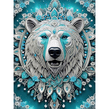Load image into Gallery viewer, Diamond Painting - Partial Special Shaped - Blue Fantasy Bear (30*40CM)