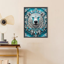 Load image into Gallery viewer, Diamond Painting - Partial Special Shaped - Blue Fantasy Bear (30*40CM)