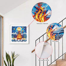 Load image into Gallery viewer, Diamond Painting - Partial Special Shaped - Quilling Paper Painting Winter Flame (30*30CM)