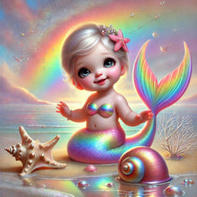 Load image into Gallery viewer, Diamond Painting - Full Square - Mermaid (30*30CM)