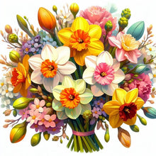 Load image into Gallery viewer, Diamond Painting - Full Round - Bouquet (30*30CM)