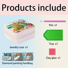 Load image into Gallery viewer, Special Shape Conch Diamond Painting Jewelry Storage Box DIY Ring Organizer Case