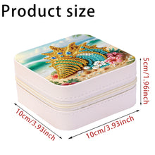 Load image into Gallery viewer, Special Shape Conch Diamond Painting Jewelry Storage Box DIY Ring Organizer Case