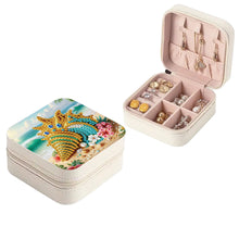 Load image into Gallery viewer, Special Shape Conch Diamond Painting Jewelry Storage Box DIY Ring Organizer Case