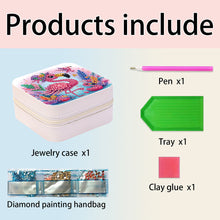 Load image into Gallery viewer, Special Shape Conch Diamond Painting Jewelry Storage Box DIY Ring Organizer Case