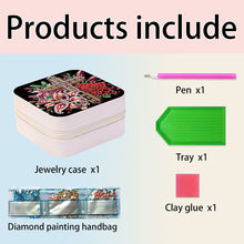 Load image into Gallery viewer, Special Shape Conch Diamond Painting Jewelry Storage Box DIY Ring Organizer Case